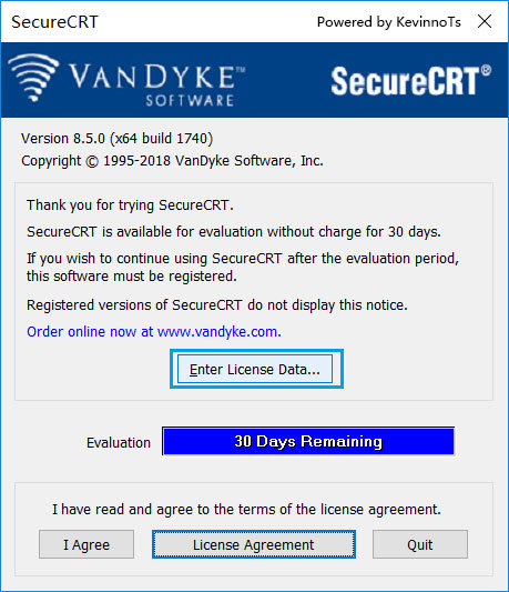 securecrt license data